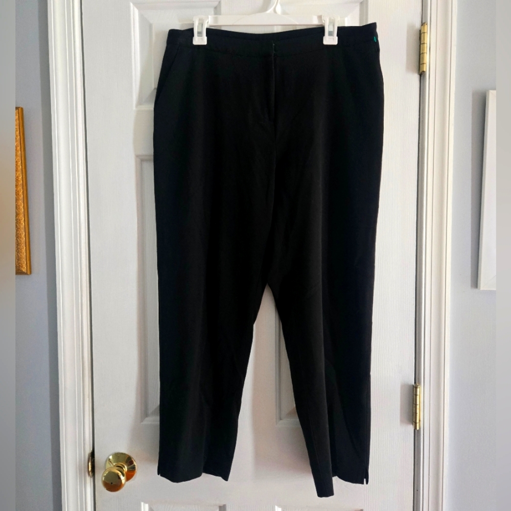 Ruby Rd Black Straight-Leg Vintage Dress Pants Size 12
